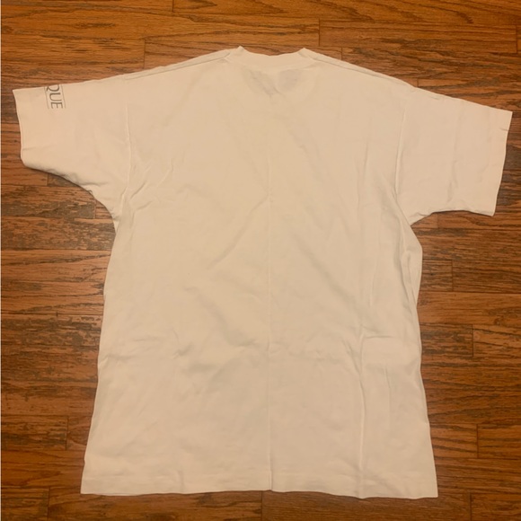 Vintage Fruit of the loom made in the USA Clinique t-Shirt Sz xl White 90s - Picture 3 of 3